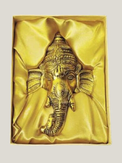 Aluminum Lord Ganesha Face idol