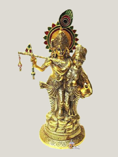 Radha Krishna Statue Religious décor