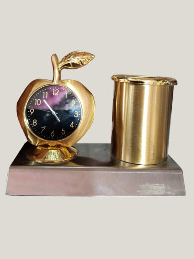 Apple Fusion Clock & Pen Holder