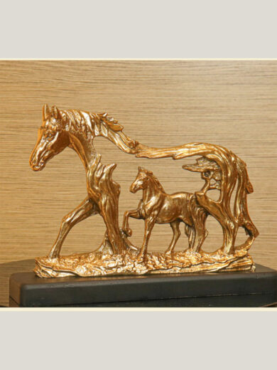 Horse and Foal Statue