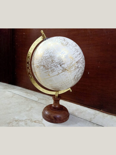 "Wooden Stand Globe"
