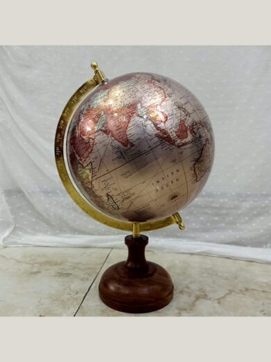 "Wooden Stand Globe"