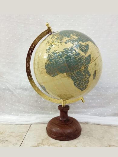 "Wooden Stand Globe"