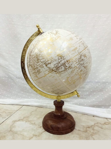 "Wooden Stand Globe"