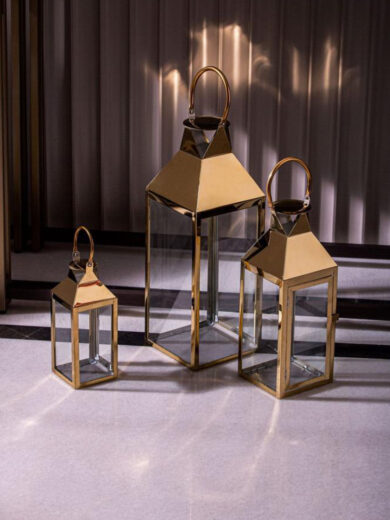 Steel Hanging Lanterns